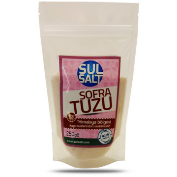 Sulsalt Himalaya Tuzu Pembe Öğütülmüş 250gr