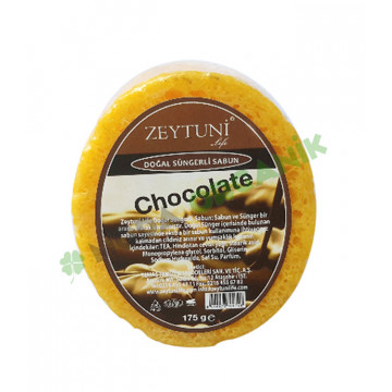Zeytuni Süngerli Sabun - Çikolata