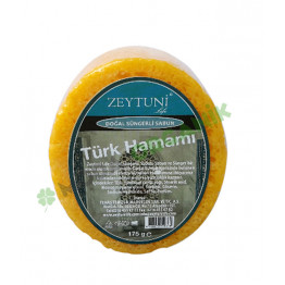 Zeytuni Süngerli Sabun - Türk Hamamı