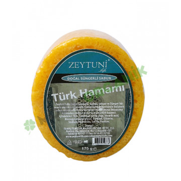 Zeytuni Süngerli Sabun - Türk Hamamı