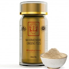 NH Kırmızı Kore Ginseng Tozu – 6 Yıl Yetiştirilmiş Premium Kalite
