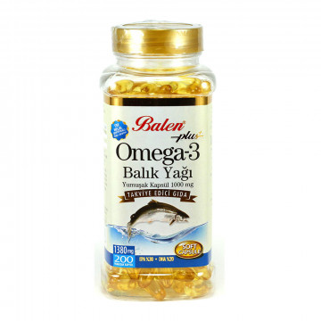 Balen Omega 3 Derin Deniz Balık Yağı 200 Kapsül