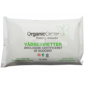 Organic Circle Aloe Vera İçeren Islak Mendil-72li