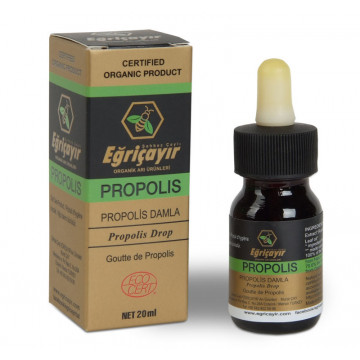 Eğriçayır Organik Propolis Damla 20 ml (Alkol Bazlı)