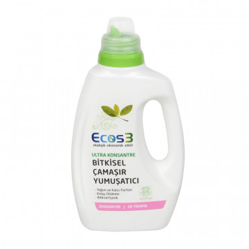 Ecos3 Organik Ultra Konsantre Bitkisel Çamaşır Yumuşatıcı 750 ml