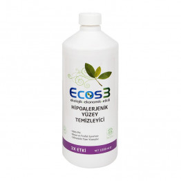 Ecos3 Organik Hipoalerjenik Yüzey Temizleyici (1000 ml)
