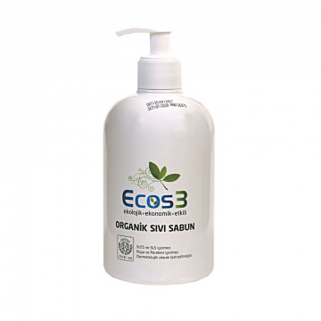 Ecos3 Organik Sıvı Sabun Beyaz Manolya 500 ml