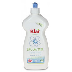 Klar Organik Bulaşık Deterjanı (Elde Yıkama Sıvı) Kokusuz - Portakallı 500ml