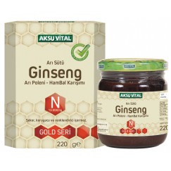 Aksu Vital Ginsengli Arı Sütü - Bal - Polen Karışımı 220 gr