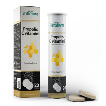 Shiffa Home Propolis & C Vitamini Efervesan 20 Tablet