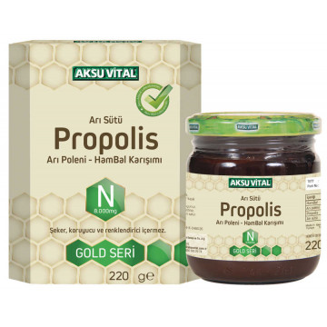 Aksu Vital Arı Sütü - Bal - Propolis Karışımı 220 gr