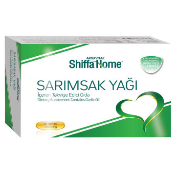 Shiffa Home Sarımsak Yağı 30 Kapsül